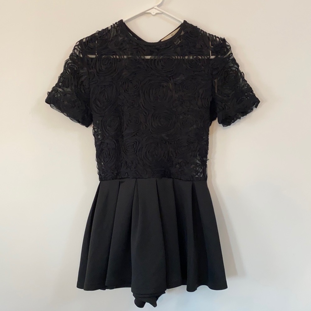 Oh My Love London Black Romper